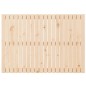 vidaXL Cabecero de cama de pared madera maciza de pino 127,5x3x90 cm