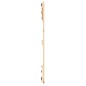 vidaXL Cabecero de cama de pared madera maciza de pino 127,5x3x90 cm