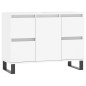 vidaXL Mueble de baño madera de ingeniería blanco 80x33x60 cm vidaXL Mueble de baño madera de ingeniería blanco 80x33x60 cm