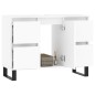 vidaXL Mueble de baño madera de ingeniería blanco 80x33x60 cm vidaXL Mueble de baño madera de ingeniería blanco 80x33x60 cm
