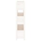 vidaXL Jardinera de madera maciza de pino blanco 77x25x104,5 cm vidaXL Jardinera de madera maciza de pino blanco 77x25x104,5 cm