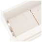 vidaXL Jardinera de madera maciza de pino blanco 77x25x104,5 cm vidaXL Jardinera de madera maciza de pino blanco 77x25x104,5 cm