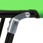 vidaXL Tumbona plegable de acero verde vidaXL Tumbona plegable de acero verde
