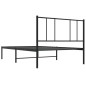 vidaXL Estructura de cama con cabecero metal negro 90x200 cm vidaXL Estructura de cama con cabecero metal negro 90x200 cm