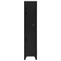 vidaXL Taquilla de acero negro 38x45x180 cm vidaXL Taquilla de acero negro 38x45x180 cm