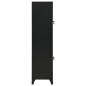 vidaXL Taquilla de acero negro 38x45x180 cm vidaXL Taquilla de acero negro 38x45x180 cm