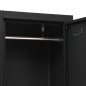 vidaXL Taquilla de acero negro 38x45x180 cm vidaXL Taquilla de acero negro 38x45x180 cm