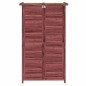 vidaXL Cobertizo para herramientas jardín madera pino moca 83x57x140cm vidaXL Cobertizo para herramientas jardín madera pino moca 83x57x140cm