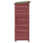 vidaXL Cobertizo para herramientas jardín madera pino moca 83x57x140cm vidaXL Cobertizo para herramientas jardín madera pino moca 83x57x140cm