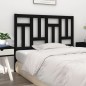 vidaXL Cabecero de cama madera maciza de pino negro 165,5x4x100 cm vidaXL Cabecero de cama madera maciza de pino negro 165,5x4x100 cm