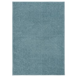 vidaXL Alfombra de pelo corto azul 120x170 cm