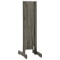 vidaXL Valla de jardín enrejado madera maciza de abeto gris 150x80 cm vidaXL Valla de jardín enrejado madera maciza de abeto gris 150x80 cm