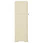 vidaXL Armario de plástico diseño madera blanco angora 79x43x125 cm vidaXL Armario de plástico diseño madera blanco angora 79x43x125 cm