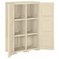 vidaXL Armario de plástico diseño madera blanco angora 79x43x125 cm vidaXL Armario de plástico diseño madera blanco angora 79x43x125 cm
