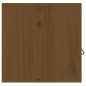 vidaXL Armario de pared 2 uds madera de pino marrón miel 60x30x30 cm vidaXL Armario de pared 2 uds madera de pino marrón miel 60x30x30 cm