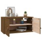 vidaXL Armario de pared 2 uds madera de pino marrón miel 60x30x30 cm vidaXL Armario de pared 2 uds madera de pino marrón miel 60x30x30 cm