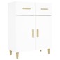 vidaXL Aparador de madera contrachapada blanco 69,5x34x89 cm vidaXL Aparador de madera contrachapada blanco 69,5x34x89 cm