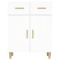 vidaXL Aparador de madera contrachapada blanco 69,5x34x89 cm vidaXL Aparador de madera contrachapada blanco 69,5x34x89 cm