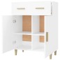 vidaXL Aparador de madera contrachapada blanco 69,5x34x89 cm vidaXL Aparador de madera contrachapada blanco 69,5x34x89 cm