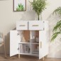 vidaXL Aparador de madera contrachapada blanco 69,5x34x89 cm vidaXL Aparador de madera contrachapada blanco 69,5x34x89 cm