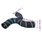 vidaXL Túnel para gatos con 3 salidas poliéster negro y azul 25 cm vidaXL Túnel para gatos con 3 salidas poliéster negro y azul 25 cm
