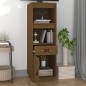 vidaXL Aparador alto madera maciza de pino marrón miel 34x40x108,5 cm vidaXL Aparador alto madera maciza de pino marrón miel 34x40x108,5 cm