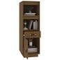vidaXL Aparador alto madera maciza de pino marrón miel 34x40x108,5 cm vidaXL Aparador alto madera maciza de pino marrón miel 34x40x108,5 cm