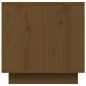 vidaXL Mueble de TV madera maciza de pino marrón miel 140x40x40 cm