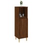 vidaXL Armario de baño madera contrachapada marrón roble 30x30x100 cm vidaXL Armario de baño madera contrachapada marrón roble 30x30x100 cm