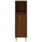 vidaXL Armario de baño madera contrachapada marrón roble 30x30x100 cm vidaXL Armario de baño madera contrachapada marrón roble 30x30x100 cm