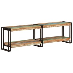 vidaXL Mueble de TV madera maciza reciclada 140x30x40 cm