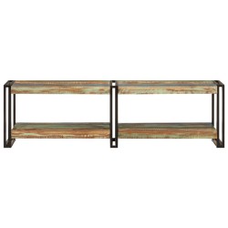 vidaXL Mueble de TV madera maciza reciclada 140x30x40 cm