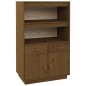 vidaXL Aparador de madera maciza de pino marrón miel 67x40x108,5 cm vidaXL Aparador de madera maciza de pino marrón miel 67x40x108,5 cm