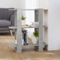 vidaXL Estantería/divisor de espacios gris hormigón 80x30x87 cm vidaXL Estantería/divisor de espacios gris hormigón 80x30x87 cm