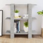 vidaXL Estantería/divisor de espacios gris hormigón 80x30x87 cm vidaXL Estantería/divisor de espacios gris hormigón 80x30x87 cm