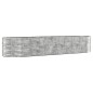 vidaXL Jardinera arriate acero recubrimiento polvo plata 396x100x68 cm vidaXL Jardinera arriate acero recubrimiento polvo plata 396x100x68 cm