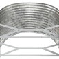 vidaXL Jardinera arriate acero recubrimiento polvo plata 396x100x68 cm vidaXL Jardinera arriate acero recubrimiento polvo plata 396x100x68 cm