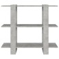 vidaXL Estantería/divisor de espacios gris hormigón 100x30x87 cm vidaXL Estantería/divisor de espacios gris hormigón 100x30x87 cm