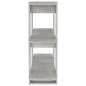 vidaXL Estantería/divisor de espacios gris hormigón 100x30x87 cm vidaXL Estantería/divisor de espacios gris hormigón 100x30x87 cm