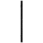 vidaXL Cabecero de cama de pared madera maciza pino negro 126x3x63 cm