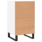 vidaXL Aparador madera de ingeniería blanco 40x35x70 cm vidaXL Aparador madera de ingeniería blanco 40x35x70 cm