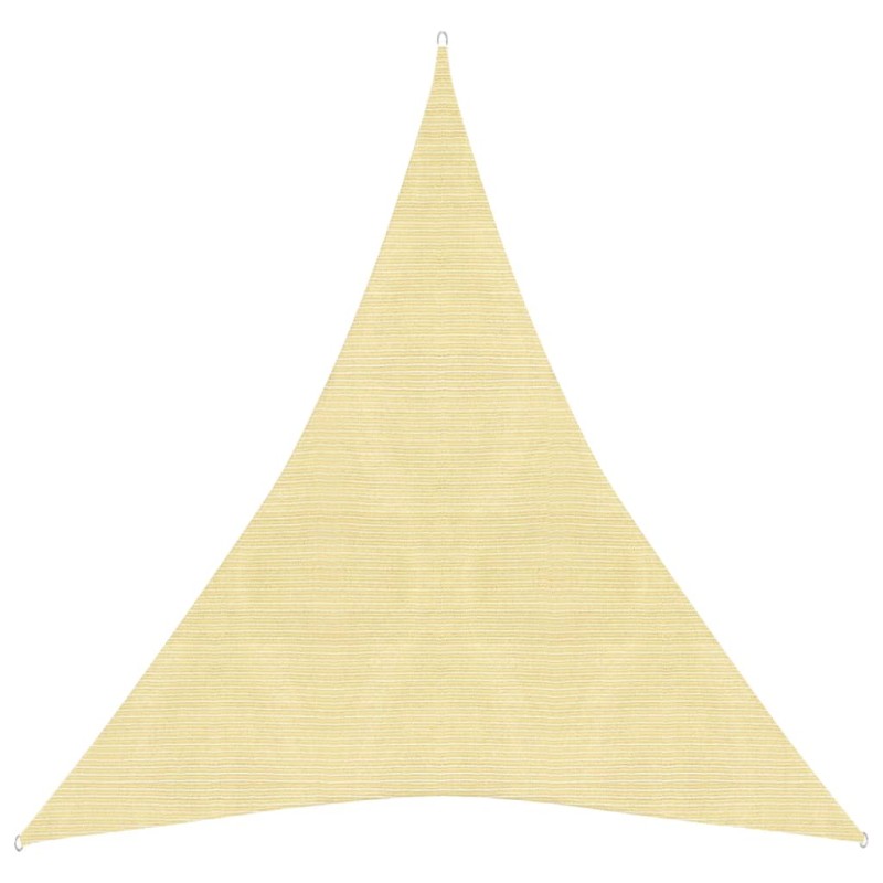 vidaXL Toldo de vela HDPE beige 160 g/m² 5x7x7 m vidaXL Toldo de vela HDPE beige 160 g/m² 5x7x7 m