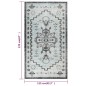 vidaXL Alfombra de exterior tejido plano verde y gris 115x170 cm