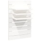 vidaXL Estantes mesitas de pared 2 uds madera maciza de pino blanco vidaXL Estantes mesitas de pared 2 uds madera maciza de pino blanco