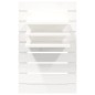 vidaXL Estantes mesitas de pared 2 uds madera maciza de pino blanco vidaXL Estantes mesitas de pared 2 uds madera maciza de pino blanco