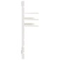 vidaXL Estantes mesitas de pared 2 uds madera maciza de pino blanco vidaXL Estantes mesitas de pared 2 uds madera maciza de pino blanco