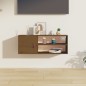 vidaXL Armario de pared madera maciza de pino marrón miel 80x30x30 cm vidaXL Armario de pared madera maciza de pino marrón miel 80x30x30 cm
