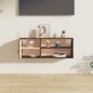 vidaXL Armario de pared madera maciza de pino marrón miel 80x30x30 cm vidaXL Armario de pared madera maciza de pino marrón miel 80x30x30 cm