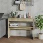vidaXL Mesa consola madera contrachapada roble Sonoma 102x30x80 cm vidaXL Mesa consola madera contrachapada roble Sonoma 102x30x80 cm