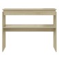 vidaXL Mesa consola madera contrachapada roble Sonoma 102x30x80 cm vidaXL Mesa consola madera contrachapada roble Sonoma 102x30x80 cm